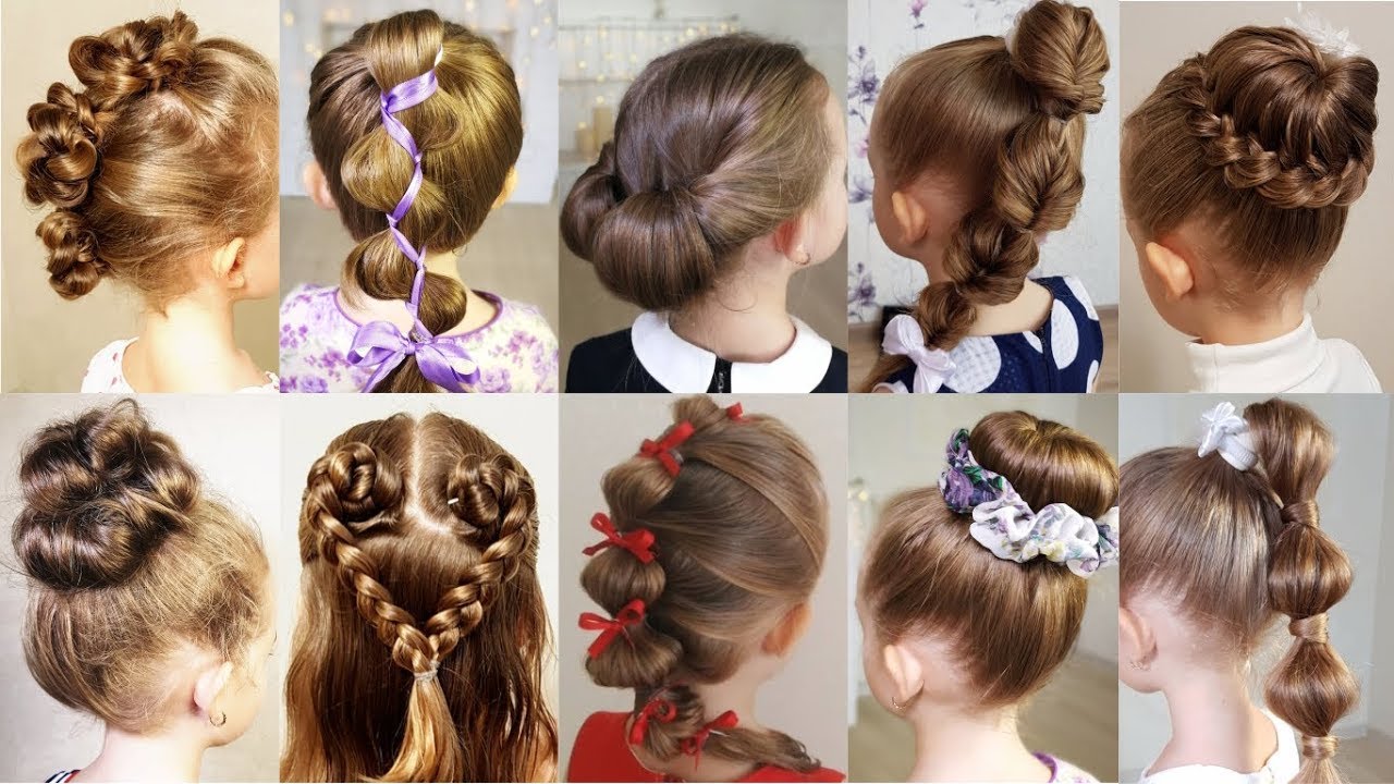 10 Easy Hairstyles For Girls (Under 3 Mins) That Works | Nesavu.com – The  Nesavu