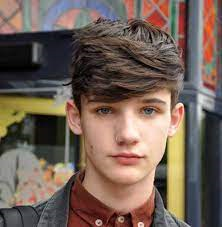 fringe hairstyle for men for round face