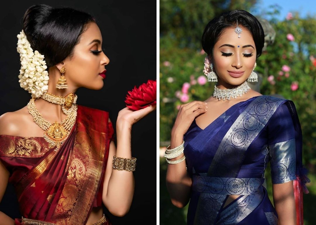 Share 160+ hairstyle on saree in wedding - POPPY-smartinvestplan.com