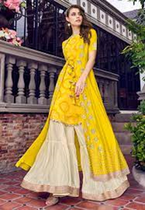 Hairstyle on Sharara Dress, Popular Hairstyle For Sharara Dress Suits